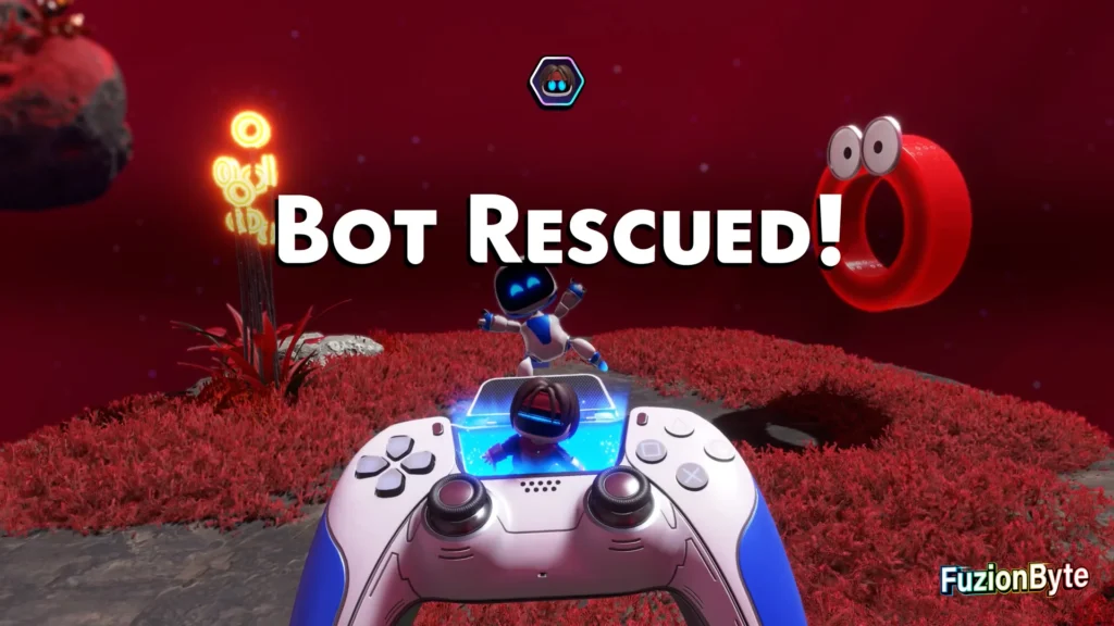 Astro Bot Serpent Starway Swinging Sentries Bot location Bot Rescued