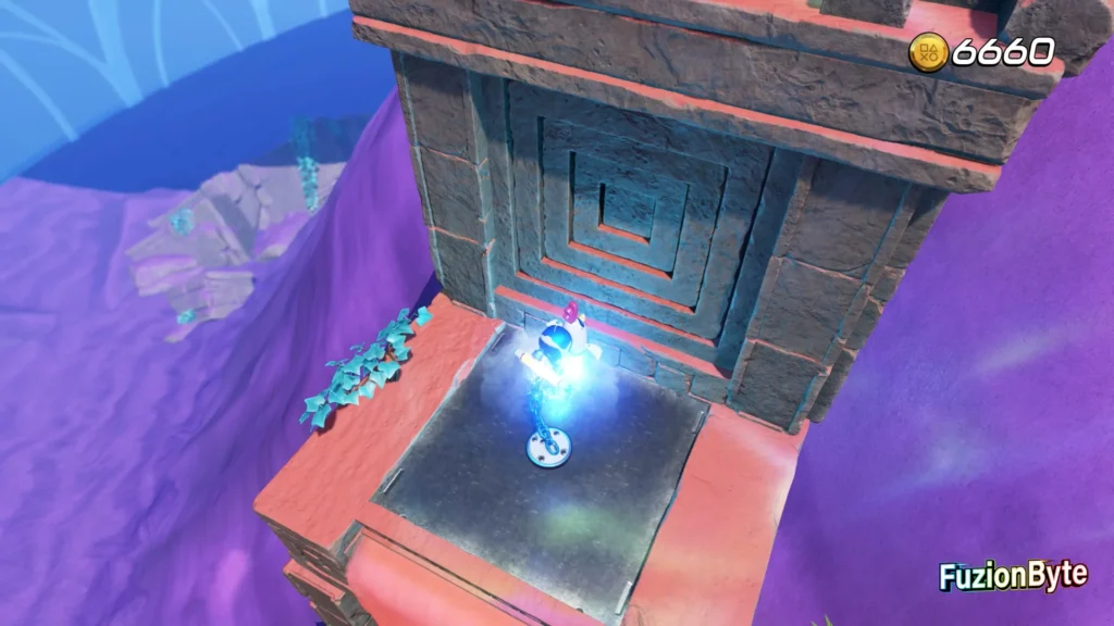 Astro Bot Serpent Starway Trapped In Time Bot locations Bot 1 Boost up