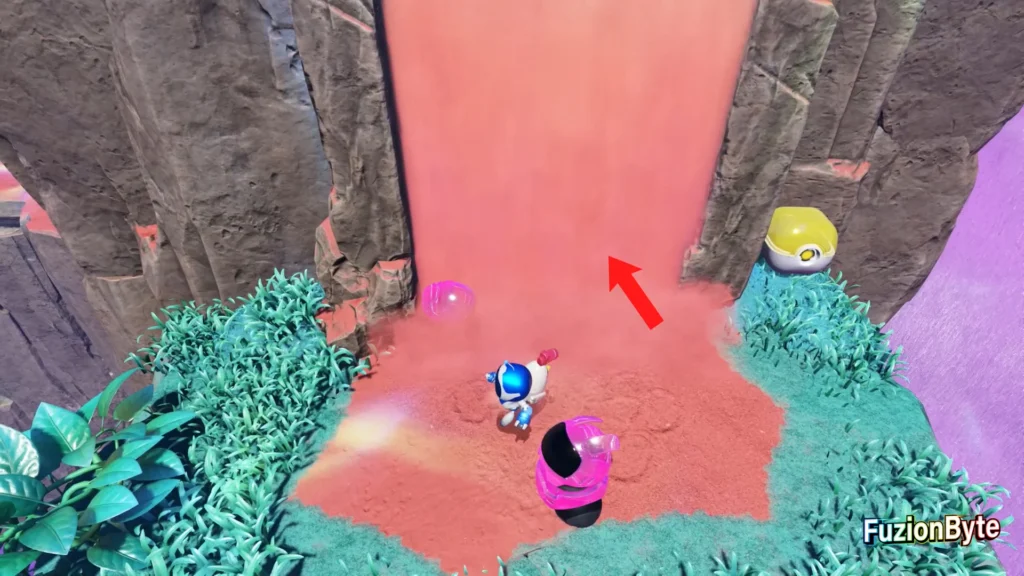 Astro Bot Serpent Starway Trapped In Time Bot locations Bot 2 Dream Chaser Go through sandfall