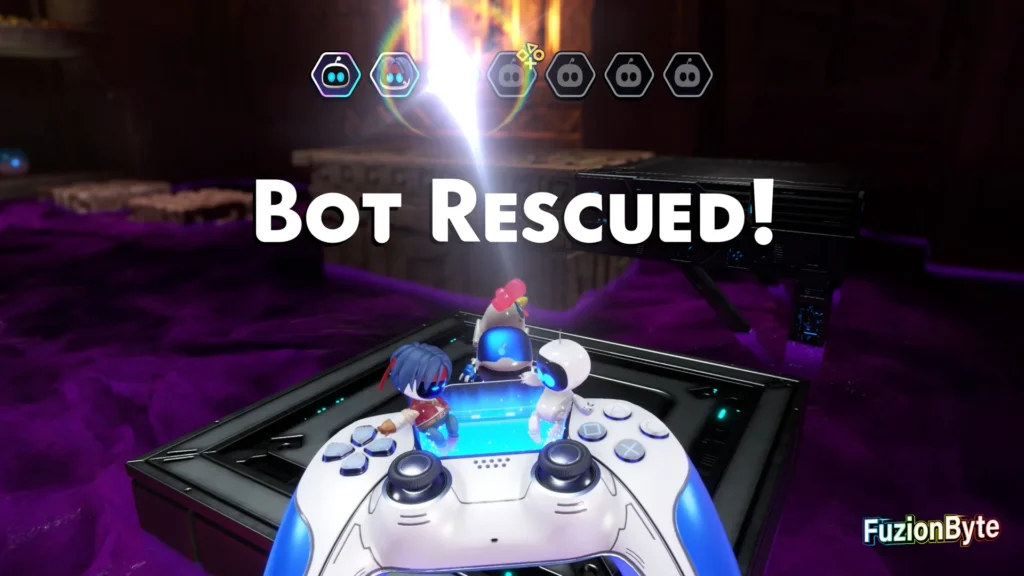 Astro Bot Serpent Starway Trapped In Time Bot locations Bot 3