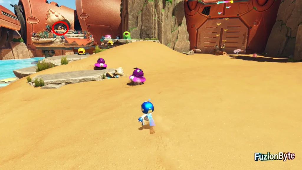 Astro Bot Tentacle System Go-Go Archipelago Bot Locations Bot 1 Location