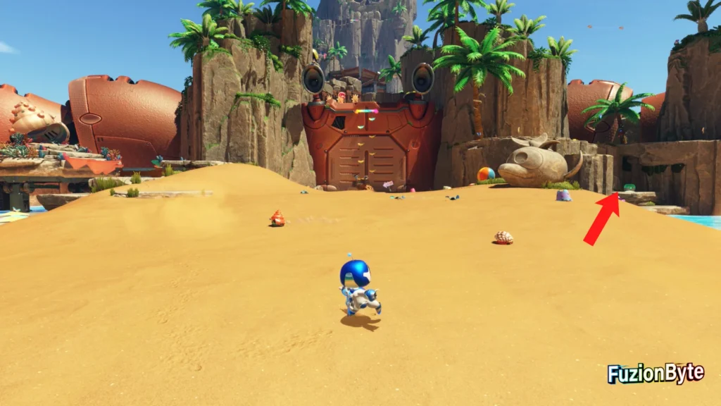 Astro Bot Tentacle System Go-Go Archipelago Bot Locations Bot 2 Go right and up the steps