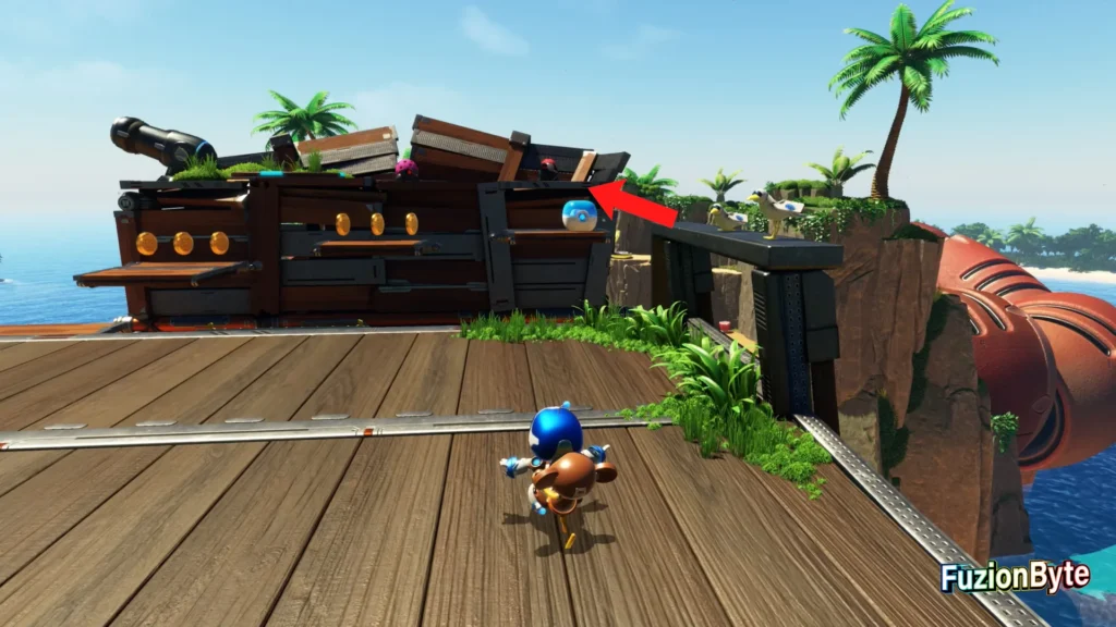 Astro Bot Tentacle System Go-Go Archipelago Bot Locations Bot 6 Horned Protector Jump to ledge