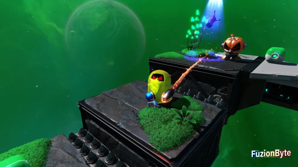 Astro Bot Tentacle System Pumpkin Peril Bot Location Defeat Green Slime and Pumpkin