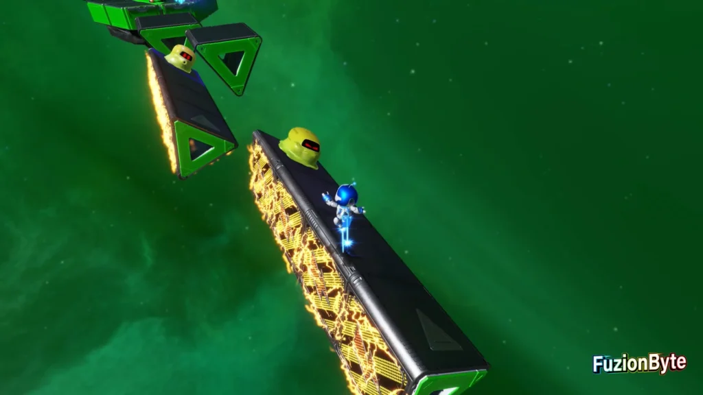 Astro Bot Tentacle System Pumpkin Peril Bot Location Jump over the electrical fields