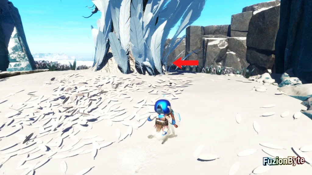 Astro Bot Tentacle System Puzzle Pieces Bot of War Puzzle Piece 2 Go behind Raven tree