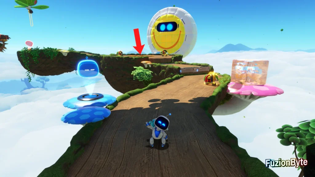 Astro Bot Tentacle System Puzzle Pieces Trunk of Funk Puzzle Piece 3 Go to the platform