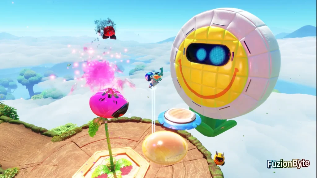 Astro Bot Tentacle System Puzzle Pieces Trunk of Funk Puzzle Piece 3 Jump up and punch Tulip