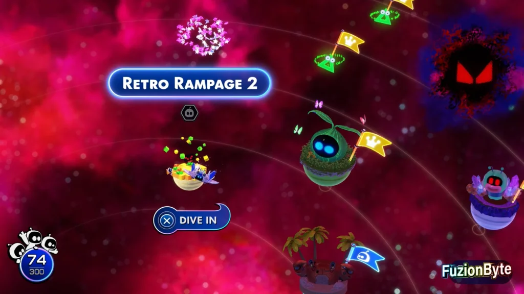 Astro Bot Tentacle System Retro Rampage 2 Bot location unlock Retro Rampage 2