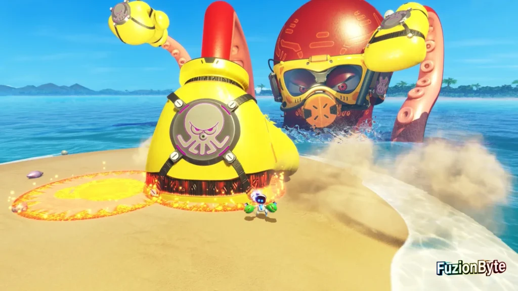 Astro Bot Tentacle System Wako Tako Bot locations Avoid overhead punches