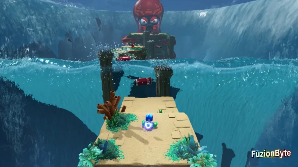 Astro Bot Tentacle System Wako Tako Bot locations Avoid the waves