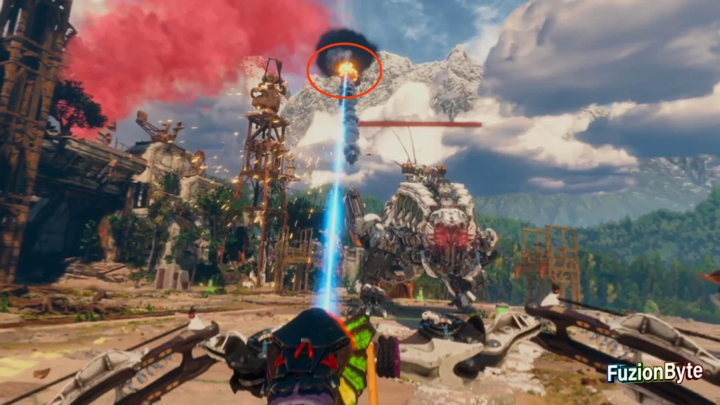 Horizon Call of the Mountain trophy guide Disc Shot Image