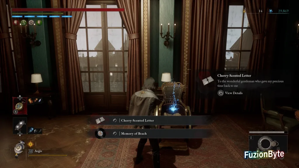 Lies of P The Story of the Refined Old Lady trophy guide Collect Record from her chair