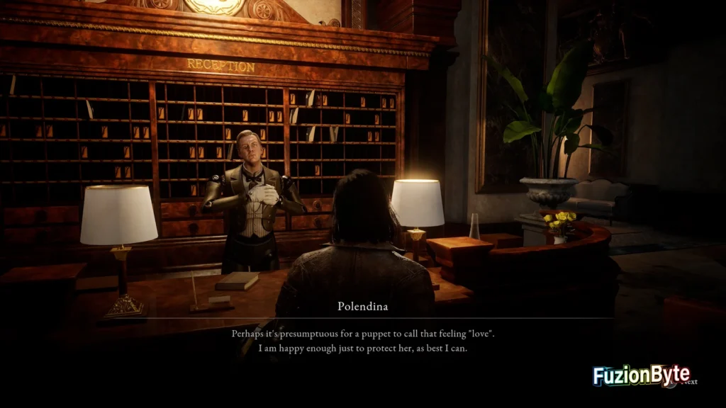 Lies of P The Story of the Refined Old Lady trophy guide Speak to Polendina Again