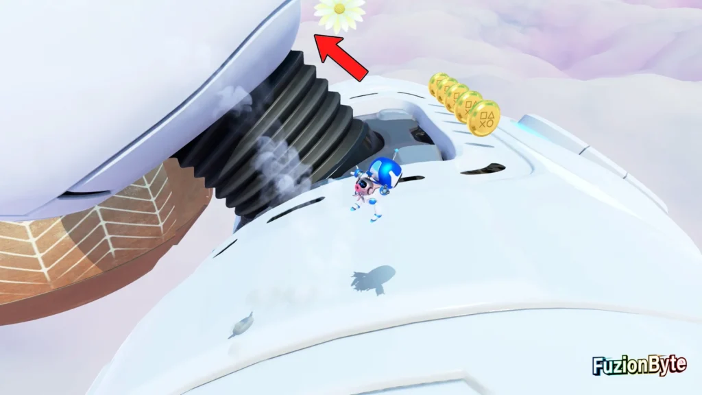 Astro Bot Camo Cosmos Balloon Breeze Bot locations Bot 2 Dream Traveller Float to the Robots head