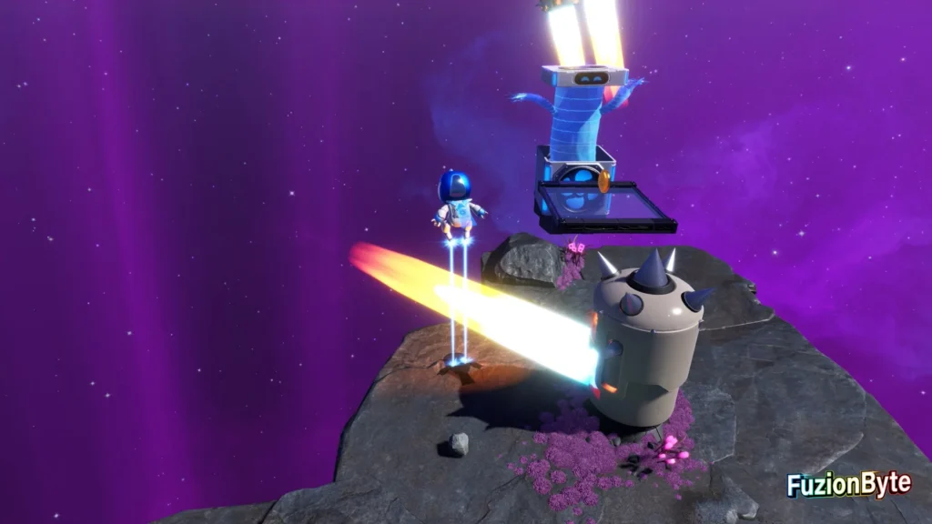 Astro Bot Camo Cosmos Boing Bonanza Bot location Astro Bot Camo Cosmos Boing Bonanza Bot location jump over spinning flame