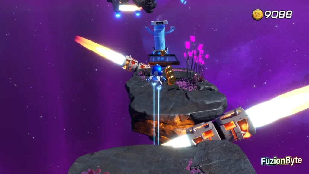 Astro Bot Camo Cosmos Boing Bonanza Bot location clear the fire