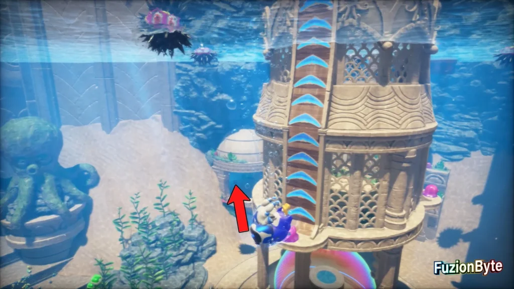 Astro Bot Camo Cosmos Bubbling Under Bot Locations Bot 2 Enter the structure