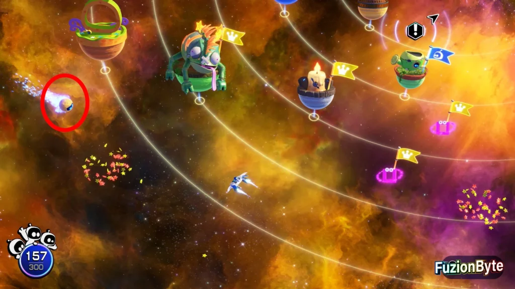 Astro Bot Camo Cosmos Crumble Rumble 4 Bot location Smash into the moon