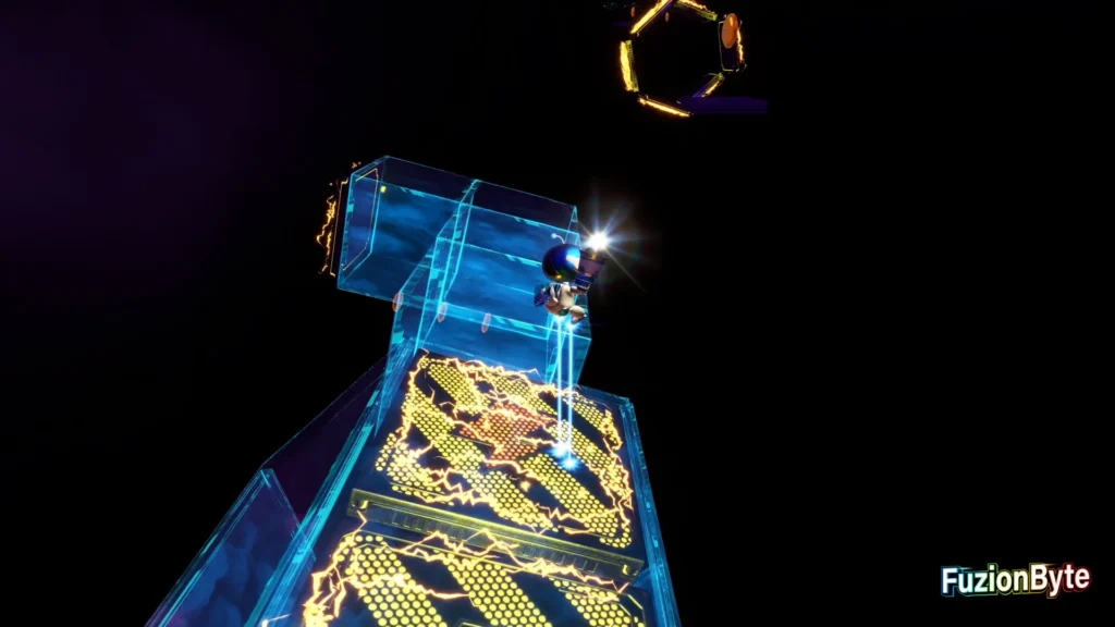 Astro Bot Camo Cosmos Follow The Light Bot location Avoid electrified panels