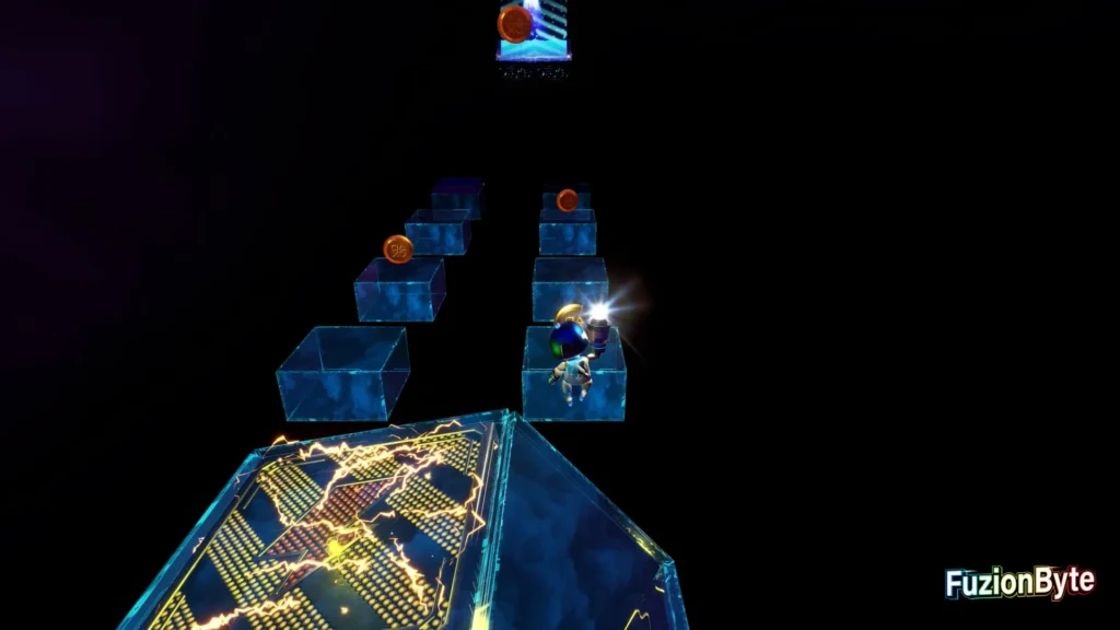 Astro Bot Camo Cosmos Follow The Light Bot location Jump to small platforms