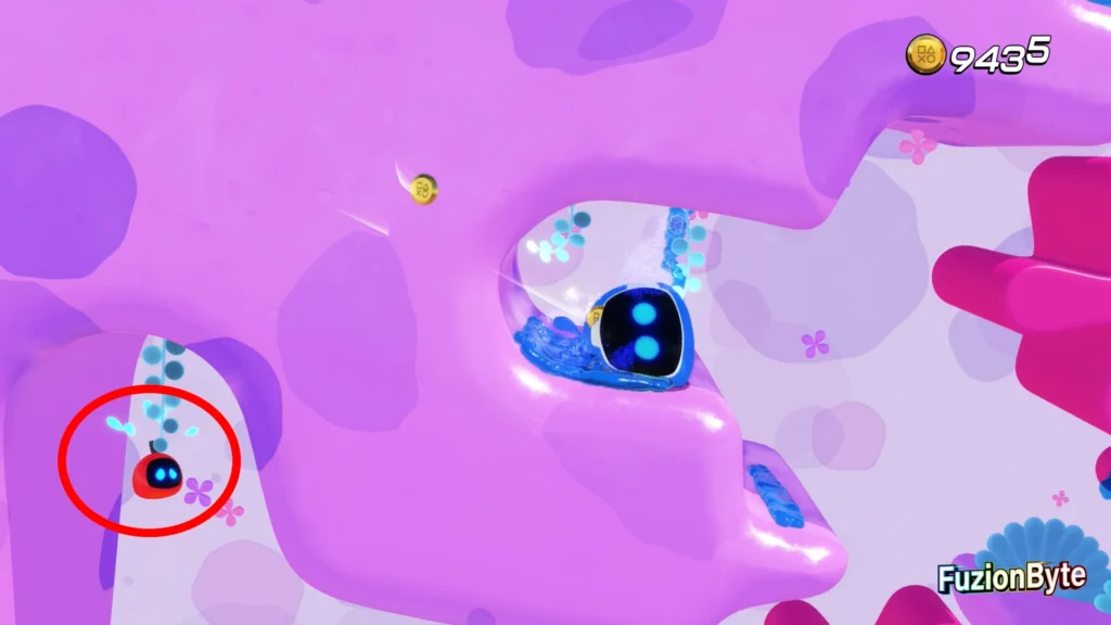 Astro Bot Camo Cosmos Going Loco Bot Locations Bot 2, Exuberant Blob Location