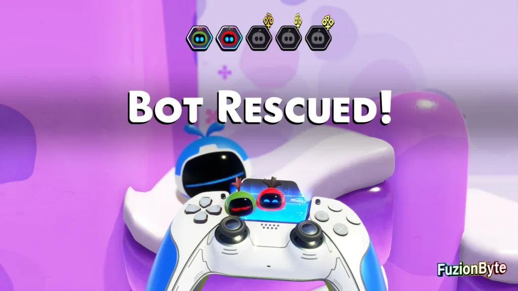 Astro Bot Camo Cosmos Going Loco Bot Locations Bot 2, Exuberant Blob Rescued