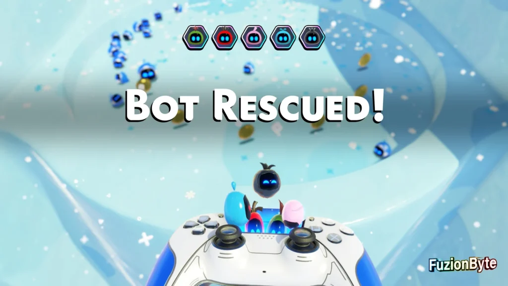 Astro Bot Camo Cosmos Going Loco Bot Locations Bot 5, Unpredictable Blob Rescued