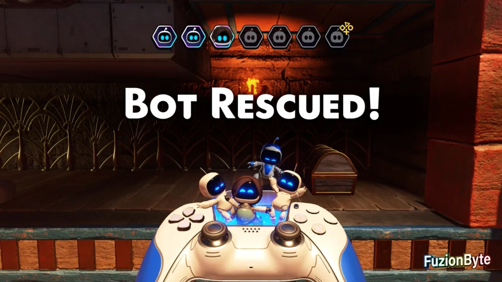 Astro Bot Camo Cosmos Heiroglitch Pyramid Bot locations Bot 3 Aristocratic Archaeologist