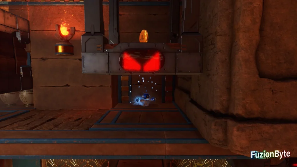 Astro Bot Camo Cosmos Heiroglitch Pyramid Bot locations Bot 3 Aristocratic Archaeologist Burrow Down