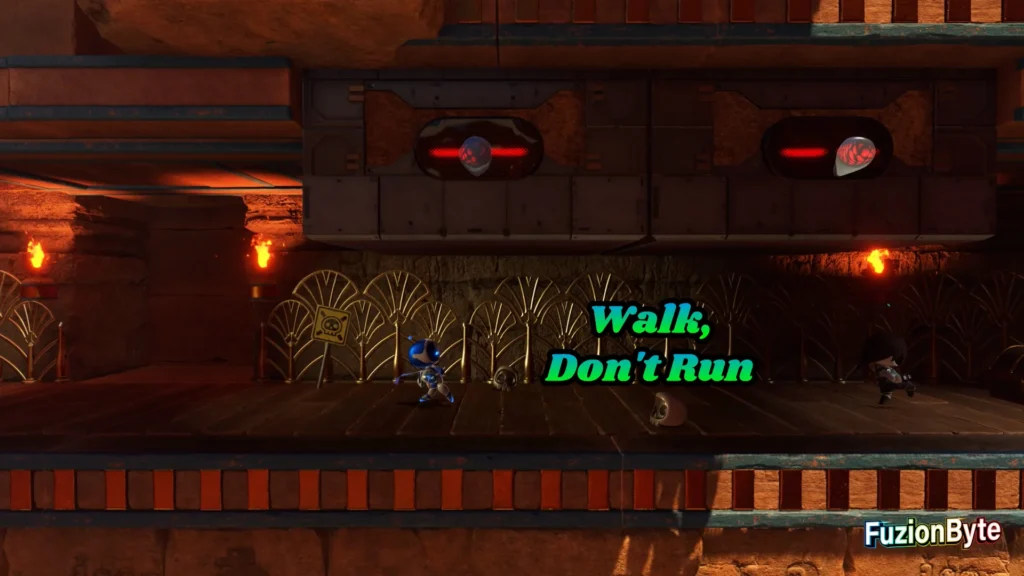 Astro Bot Camo Cosmos Heiroglitch Pyramid Bot locations Bot 3 Aristocratic Archaeologist Walk, don't run