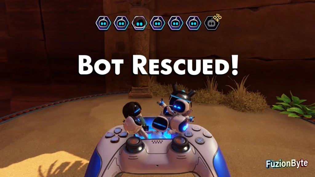 Astro Bot Camo Cosmos Heiroglitch Pyramid Bot locations Bot 6