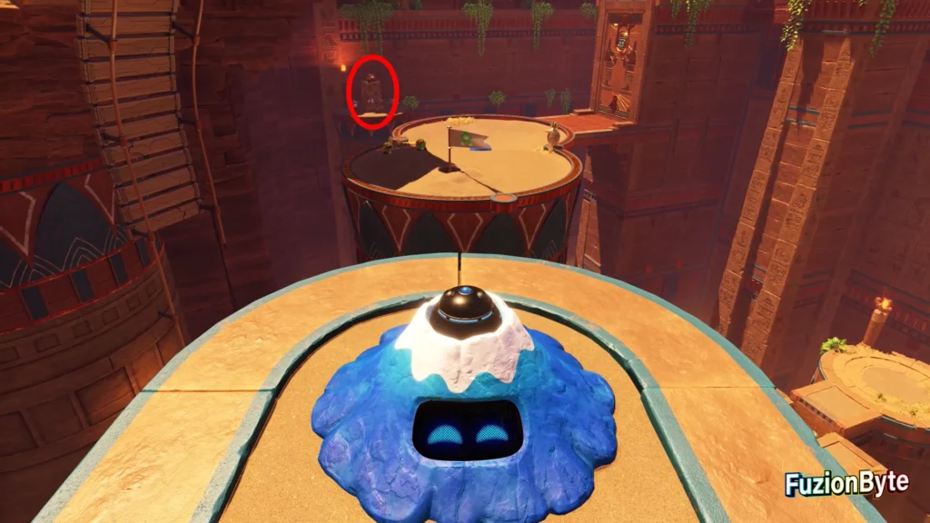 Astro Bot Camo Cosmos Heiroglitch Pyramid Bot locations Bot 6 location