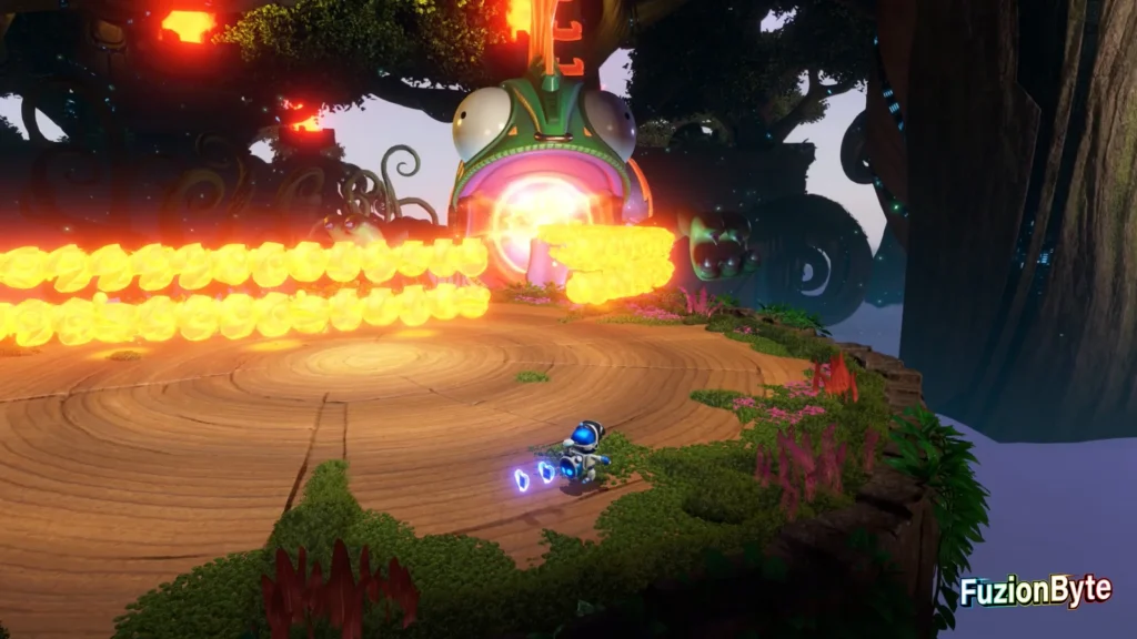 Astro Bot Camo Cosmos Mecha Leon Bot location Avoid fire streams