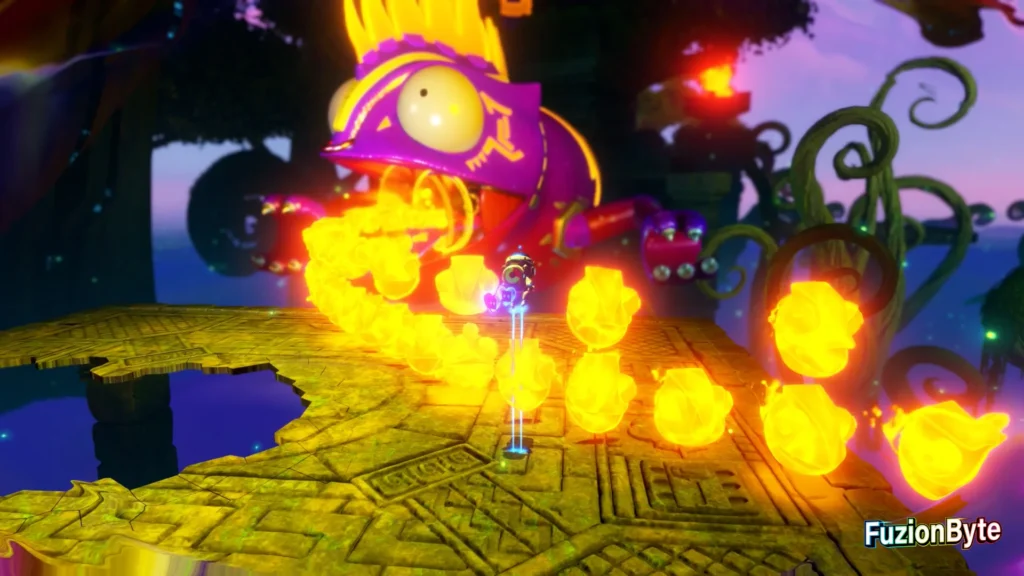 Astro Bot Camo Cosmos Mecha Leon Bot location Avoid fireballs