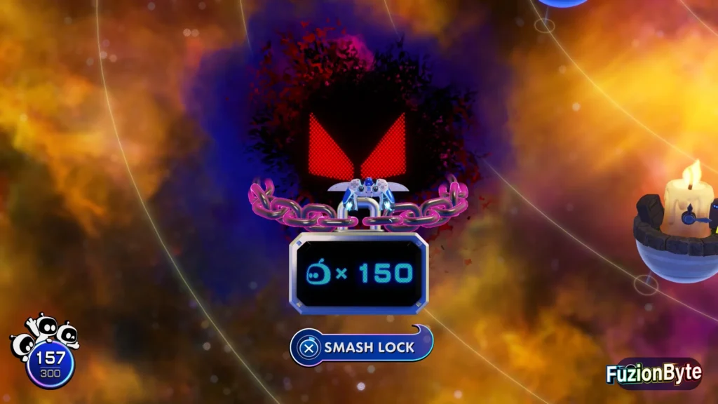 Astro Bot Camo Cosmos Mecha Leon Bot location Break the lock
