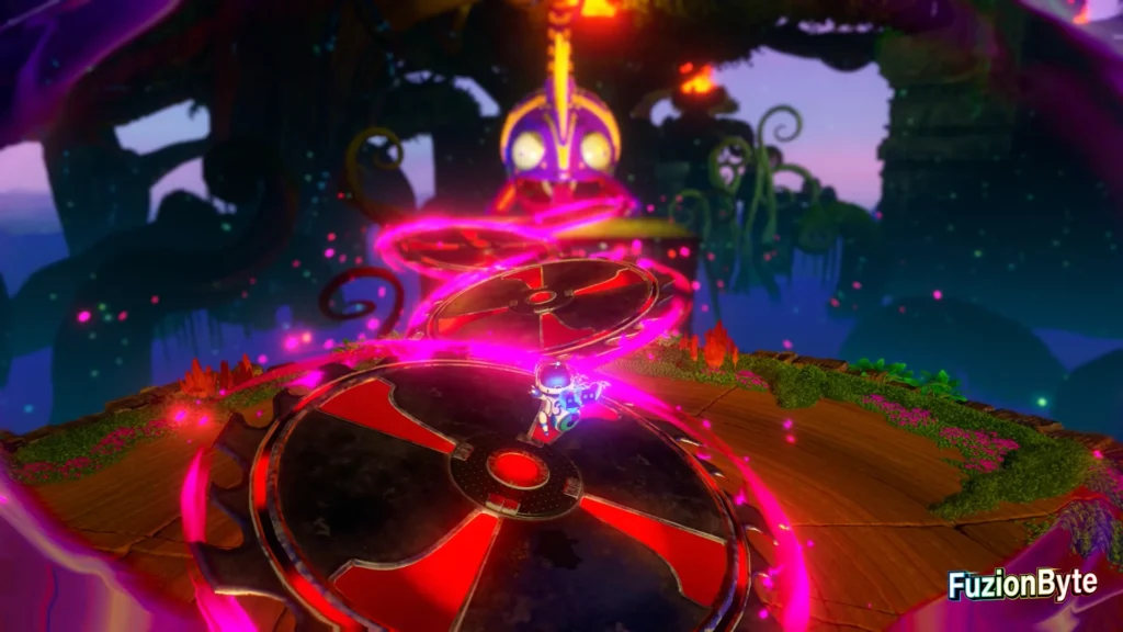 Astro Bot Camo Cosmos Mecha Leon Bot location Jump across blade