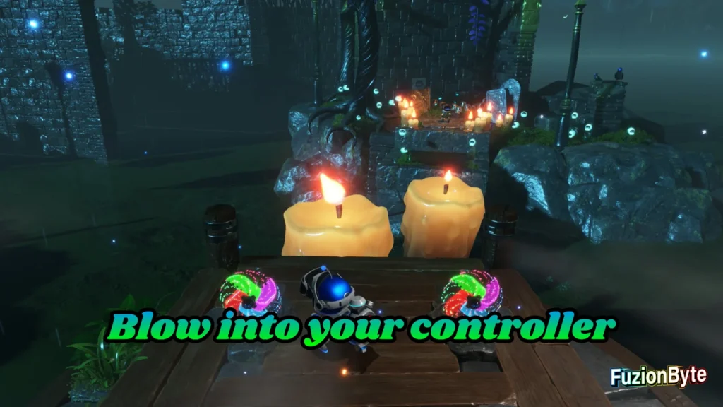 Astro Bot Camo Cosmos Spooky Time Bot locations Bot 3 Alpha Male Blow into your controller