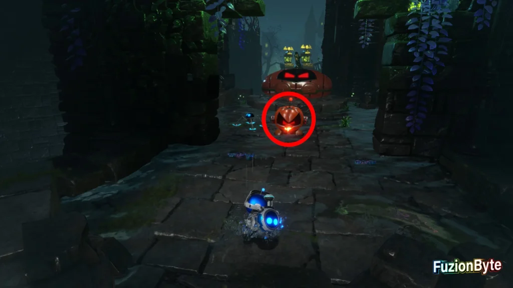 Astro Bot Camo Cosmos Spooky Time Bot locations Bot 4 Avoid Pumpkin