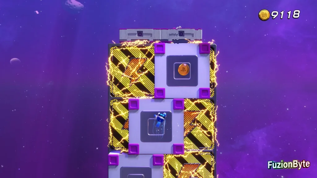 Astro Bot Camo Cosmos Vertical Velocity Bot location stay safe