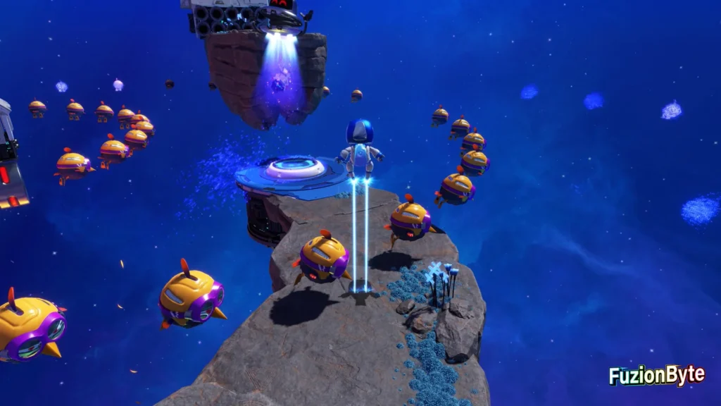 Astro Bot Feather Cluster Birdy Barrage Bot location Avoid Birds