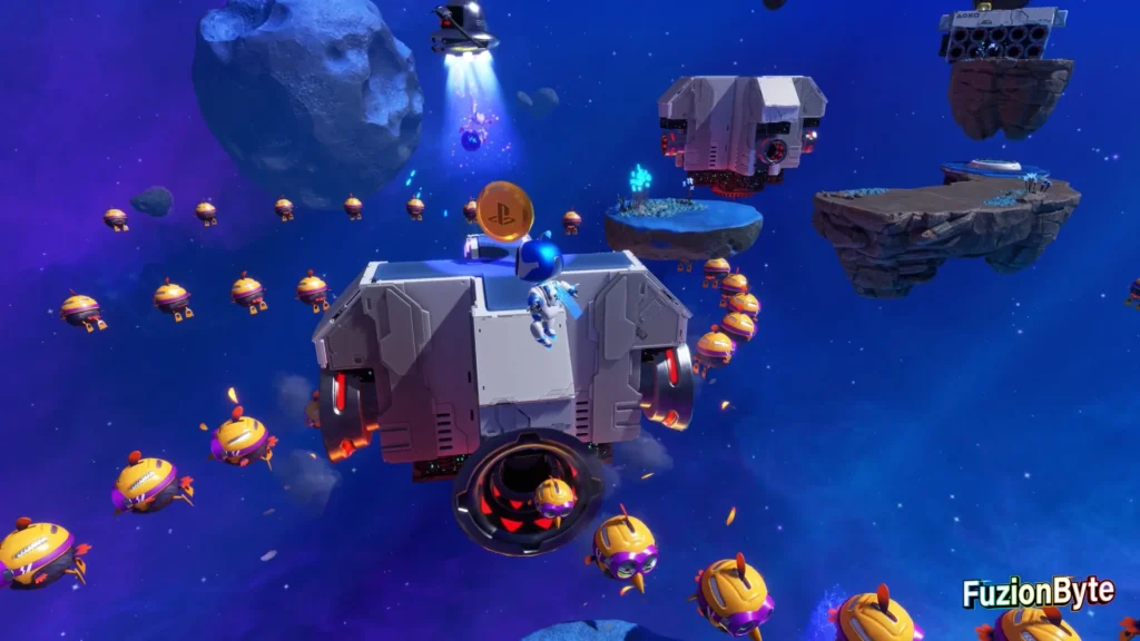 Astro Bot Feather Cluster Birdy Barrage Bot location Jump up