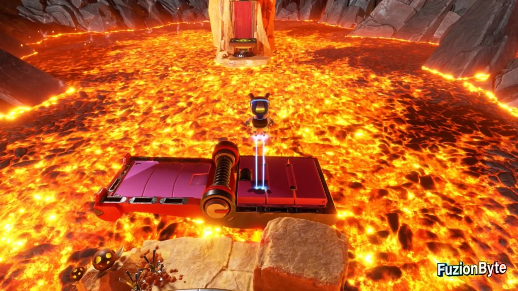 Astro Bot Feather Cluster Cannon Brawl Bot Locations Bot 1, Archstone Explorer Jump in the Crocodile mouth