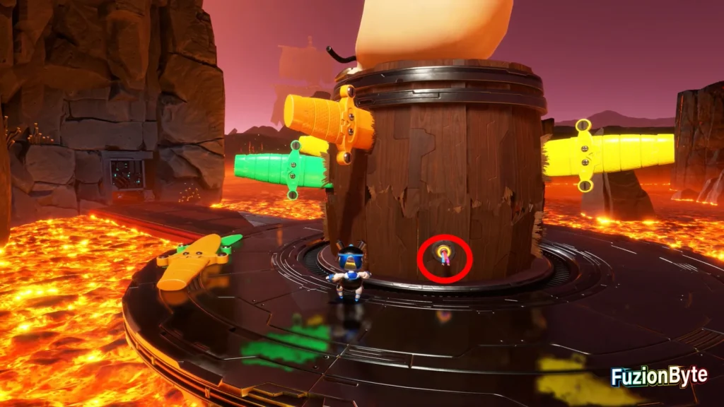 Astro Bot Feather Cluster Cannon Brawl Bot Locations Bot 3 Pull wires