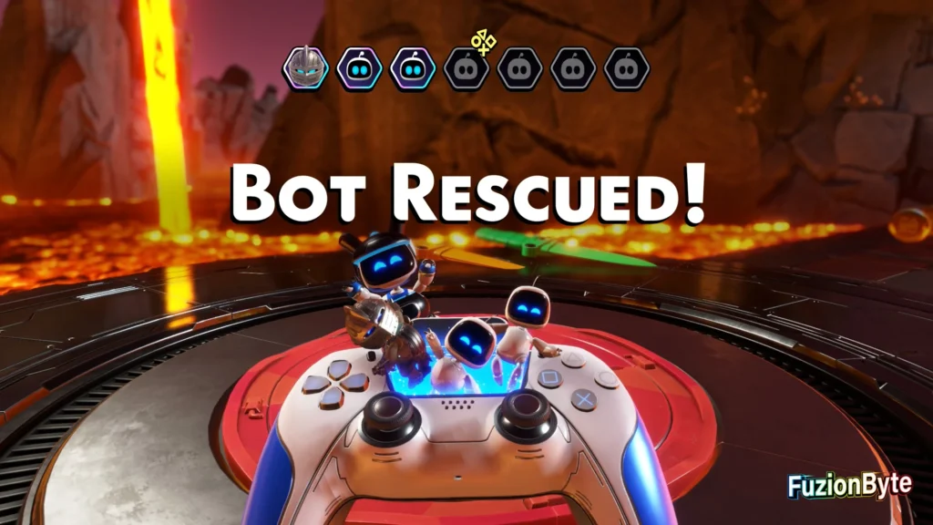 Astro Bot Feather Cluster Cannon Brawl Bot Locations Bot 3 Rescued