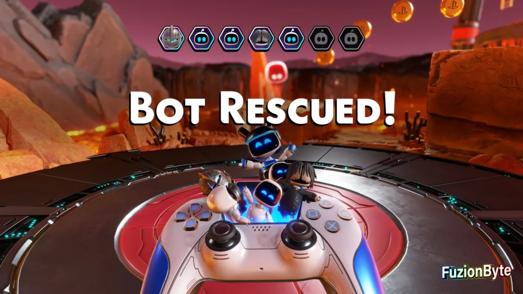 Astro Bot Feather Cluster Cannon Brawl Bot Locations Bot 5 Rescued