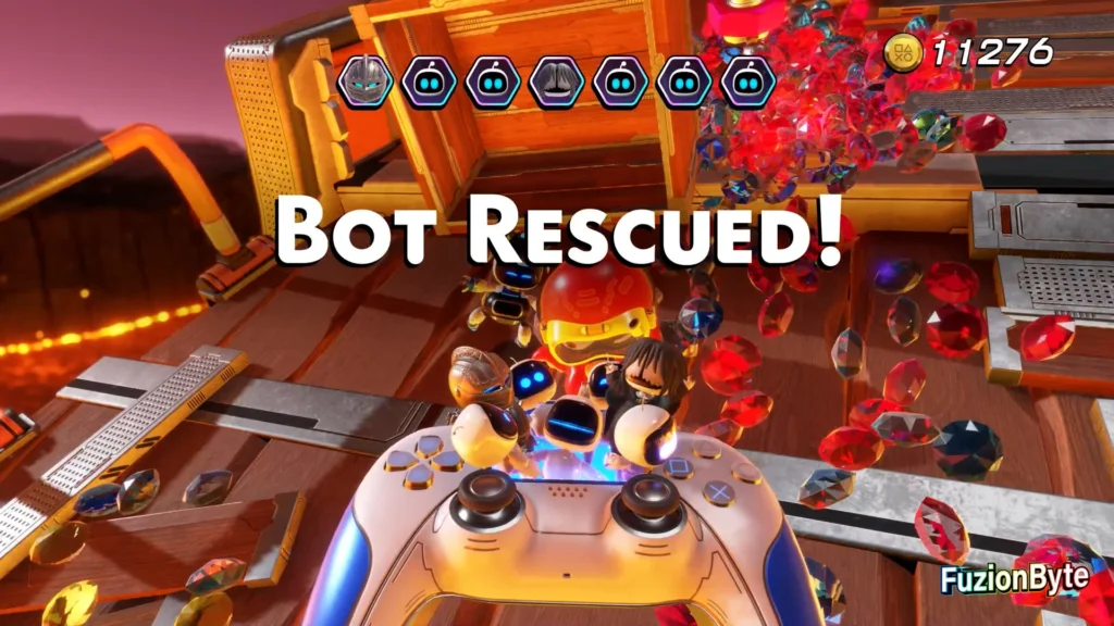 Astro Bot Feather Cluster Cannon Brawl Bot Locations Bot 7 Rescued