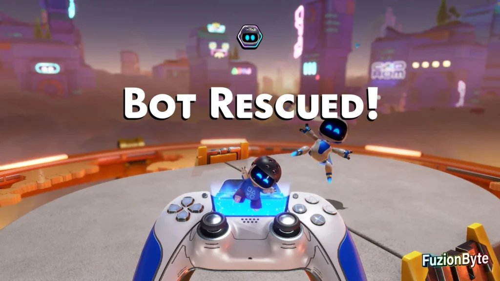 Astro Bot Feather Cluster Crumble Rumble 5 Bot location Bot Rescued