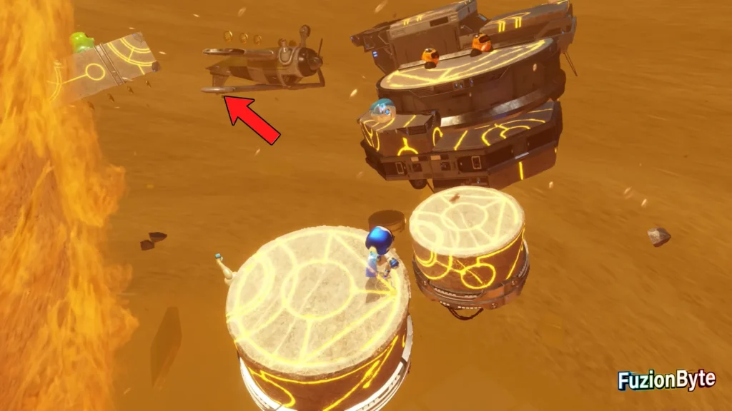 Astro Bot Feather Cluster Djinny of the Lamp Bot locations Bot 4, Gravity Shifter Location