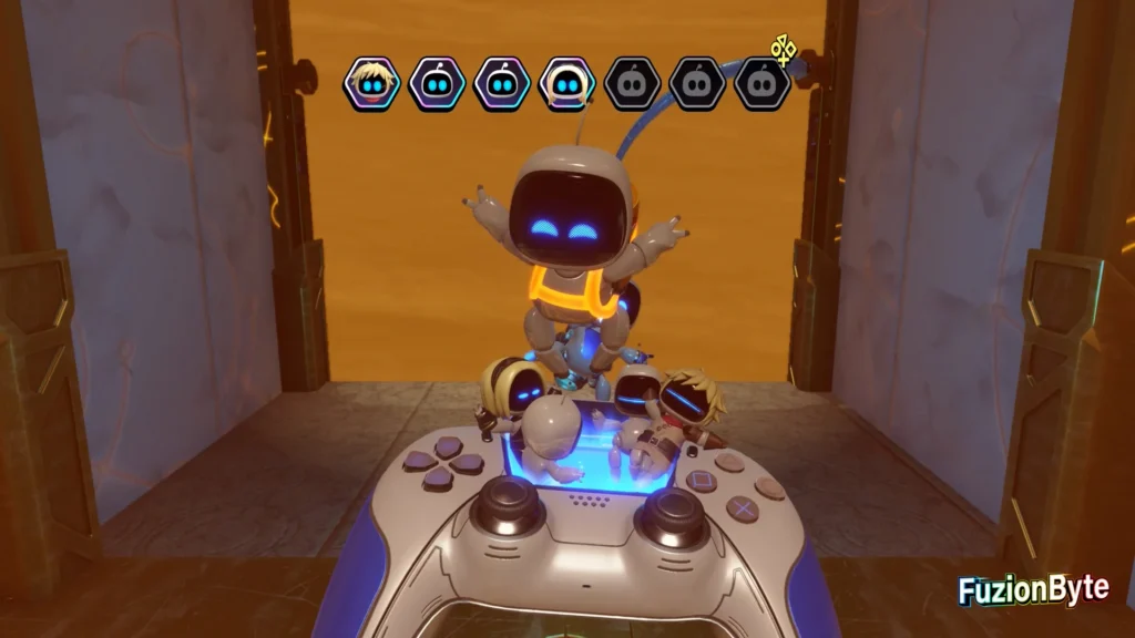 Astro Bot Feather Cluster Djinny of the Lamp Bot locations Bot 5 Rescued